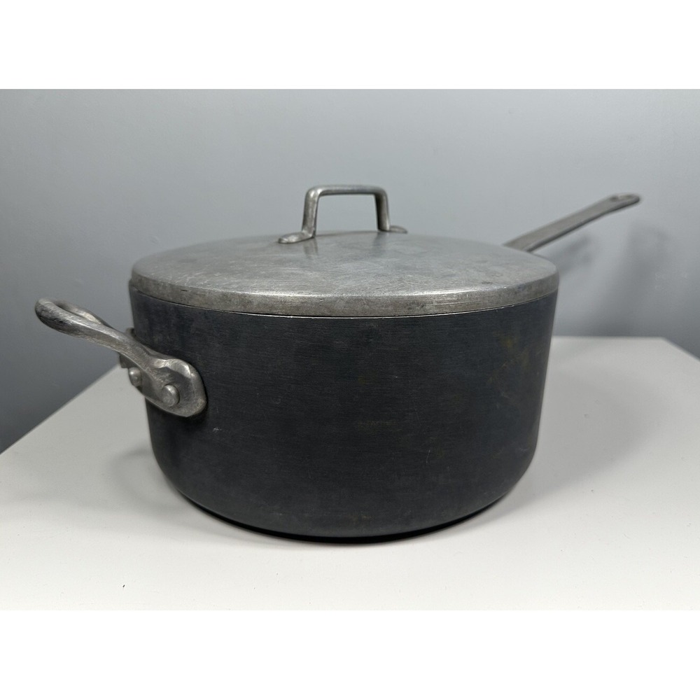 RARE Vintage Wagner Ware Magnalite 5qt Sauce Stock Pot with‎ Lid